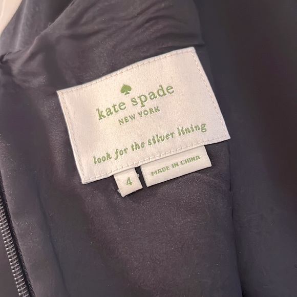 Kate Spade black dress with front bow. Size 4. - Picture 5 of 7